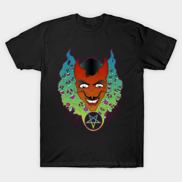 Hail Satan! T-Shirt by schockgraphics